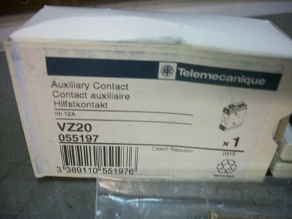 TELEMECANIQUE AUXILIARY CONTACT VZ20 12AMP NIB