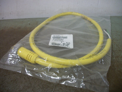 DANIEL WOODHEAD 3' STRAIGHT FEMALE CORDSET 103000A01F0302 3P NEW