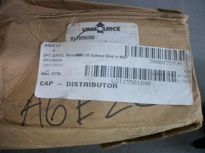 UNISOURCE FORKLIFT DISTRIBUTOR CAP 3000035 NIB