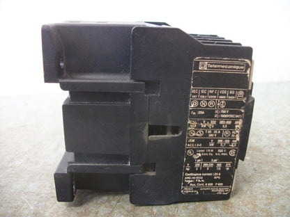 TELEMECANIQUE CONTACTOR LC1D1201B7 25AMP 24VCOIL 3PH 600V 10HP