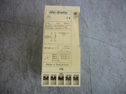 ALLEN-BRADLEY THERMISTOR RELAY 817-A* 110VCOIL 2VA