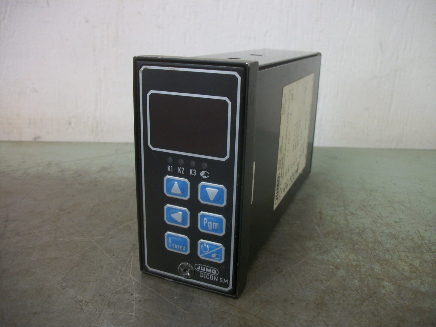 JUMO DICON SM TEMPERATURE CONTROLLER SRM-48H/40-0-61.6100.5115-15