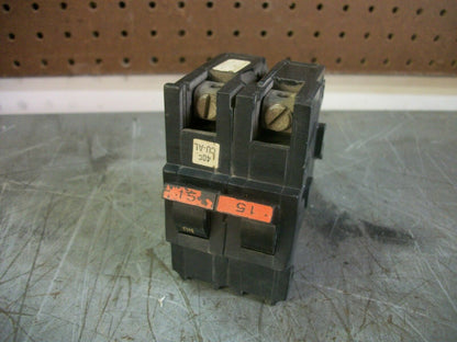 FEDERAL PACIFIC NA CIRCUIT BREAKER NA215 15AMP 240VOLT 2POLE
