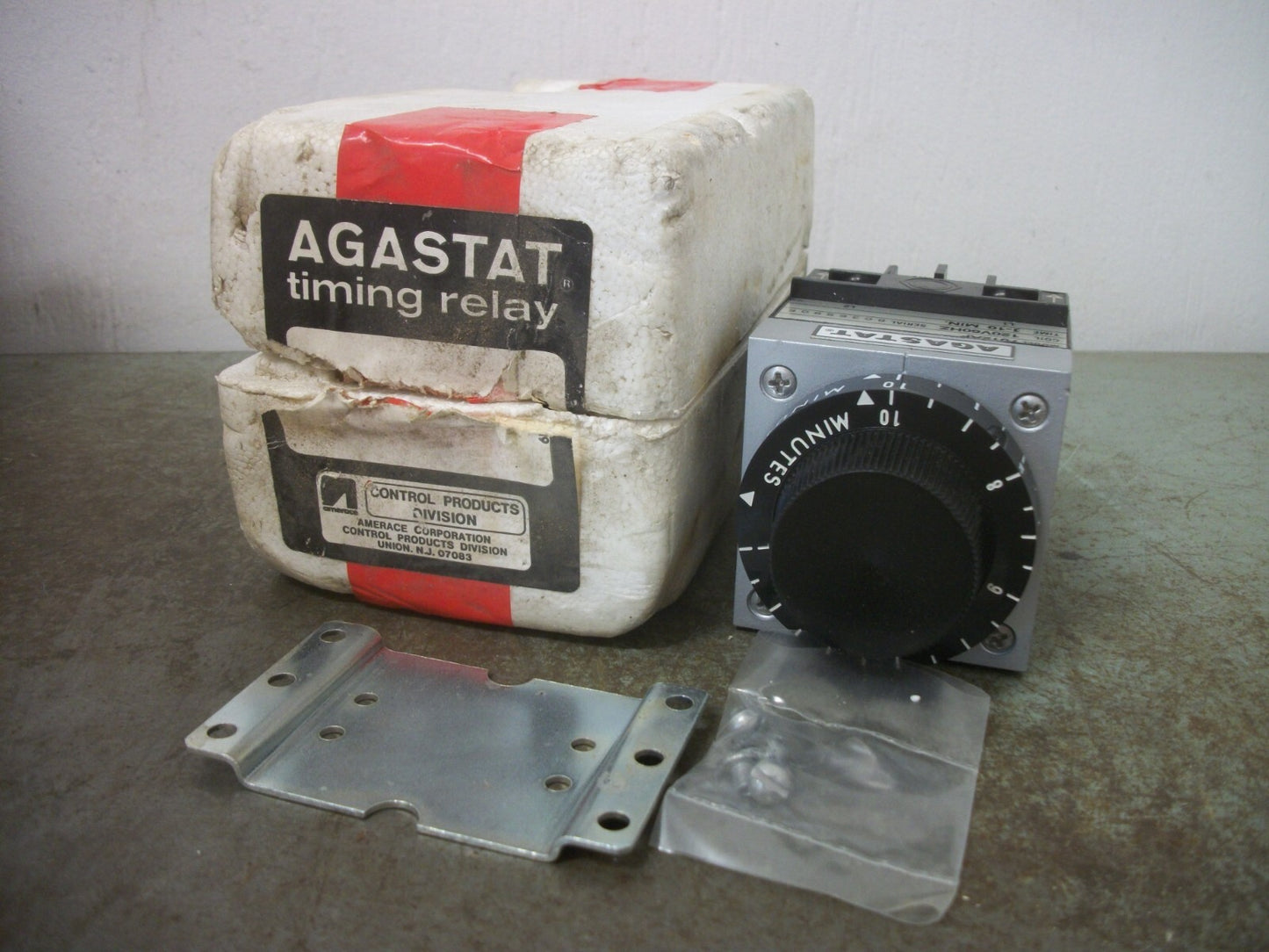 AGASTAT TIME DELAY RELAY 7012AF 120VCOIL 1-10MIN NEW