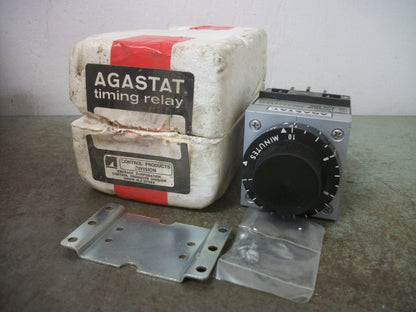 AGASTAT TIME DELAY RELAY 7012AF 120VCOIL 1-10MIN NEW