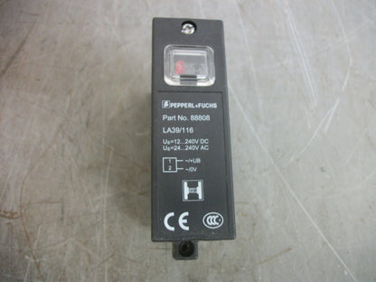 PEPPERL+FUCHS PHOTOELECTRIC SENSOR LA39/116 88808 NOB