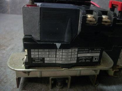 SQUARE D SIZE 1 REV MOTOR STARTER 8736SCO6 120VCOIL 3PH 600V 10HP