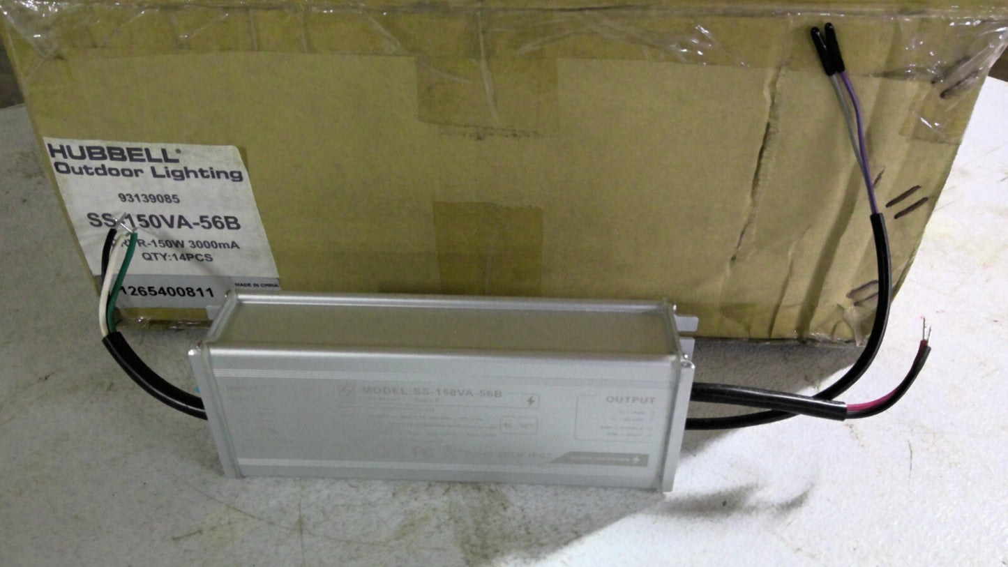 HUBBELL LED DRIVER BALLAST SS-150VA-56B 150W 3000mA 240/277VOLT NOB