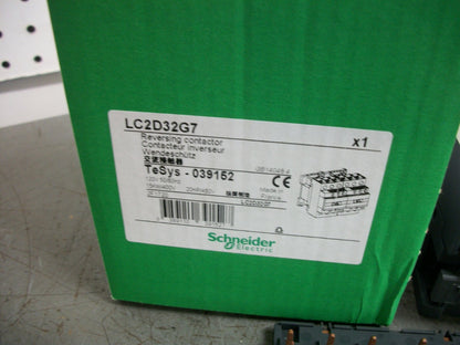 TELEMECANIQUE REV CONTACTOR LC2D32G7 120VCOIL 50AMP 3PH 600V 25HP
