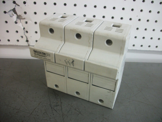 FERRAZ-SHAWMUT ULTRASAFE FUSE HOLDER US6J3 60AMP 600VOLT 3POLE