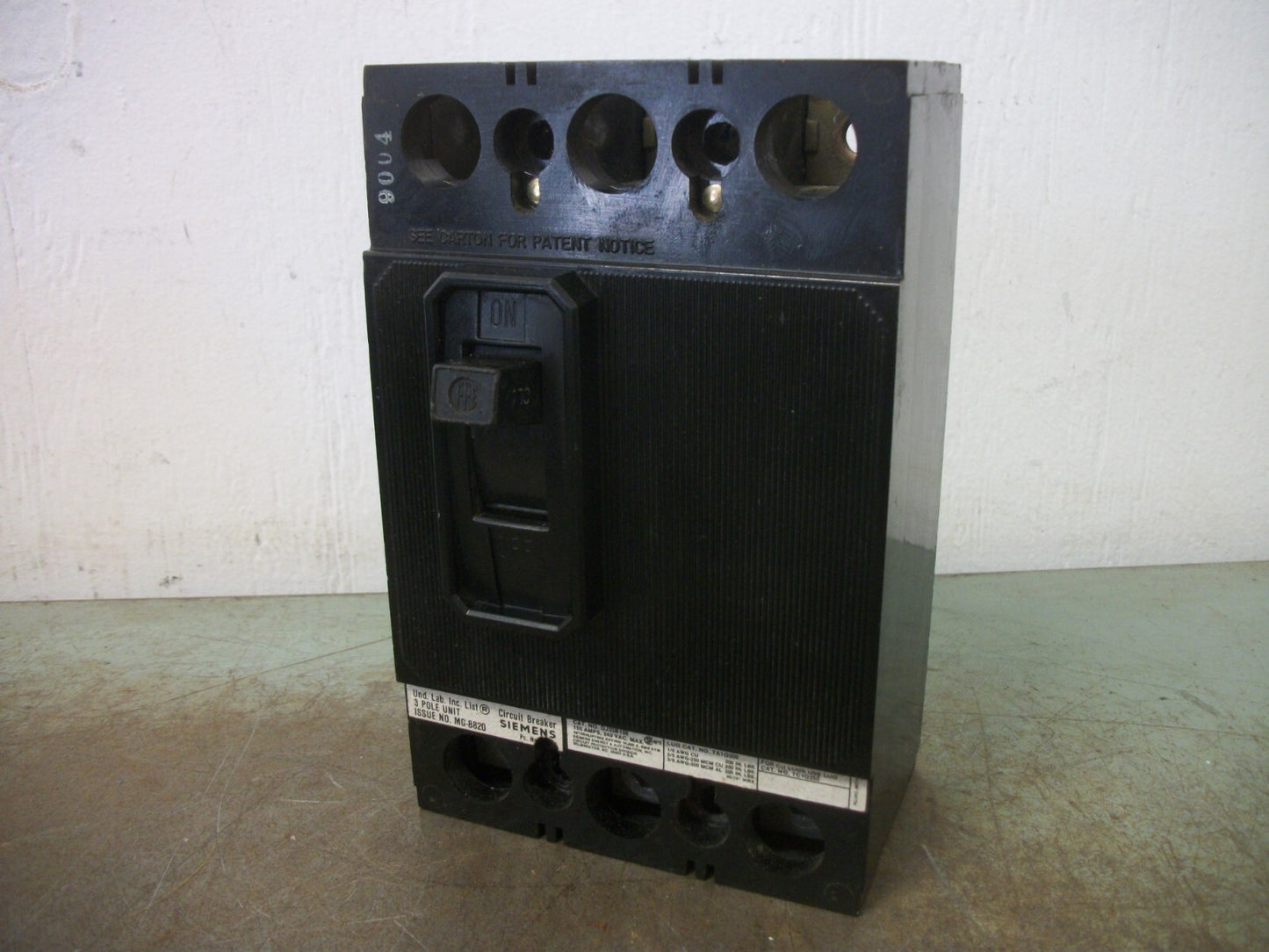 SIEMENS QJ CIRCUIT BREAKER QJ23B150 150AMP 240VOLT 3POLE