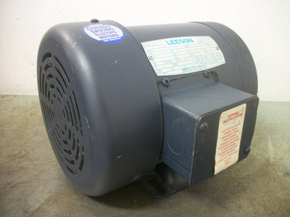 LEESON 3/4HP C56C TEFC AC MOTOR 110915.00 460VOLT 3PH 3450RPM