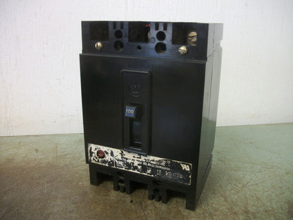 WESTINGHOUSE FB CIRCUIT BREAKER FB3100 100AMP 600VOLT 3POLE