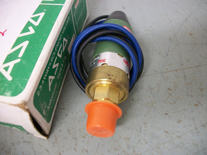 ASCO RED HAT 1/4" NPT MINI PRESSURE SWITCH JB68A214B 0.45-0.59PSIG NIB