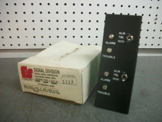 FEDERAL SIGNAL TROUBLE ALARM CONTROL UNIT 5130*044-03S NIB