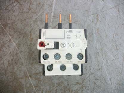 C3 CONTROLS THERMAL OVERLOAD RELAY 320-B2D80 5.6-8AMP