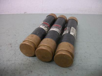 BUSSMANN LOT OF 3 FUSETRON FUSES FRS-R-40 40AMP 600VOLT