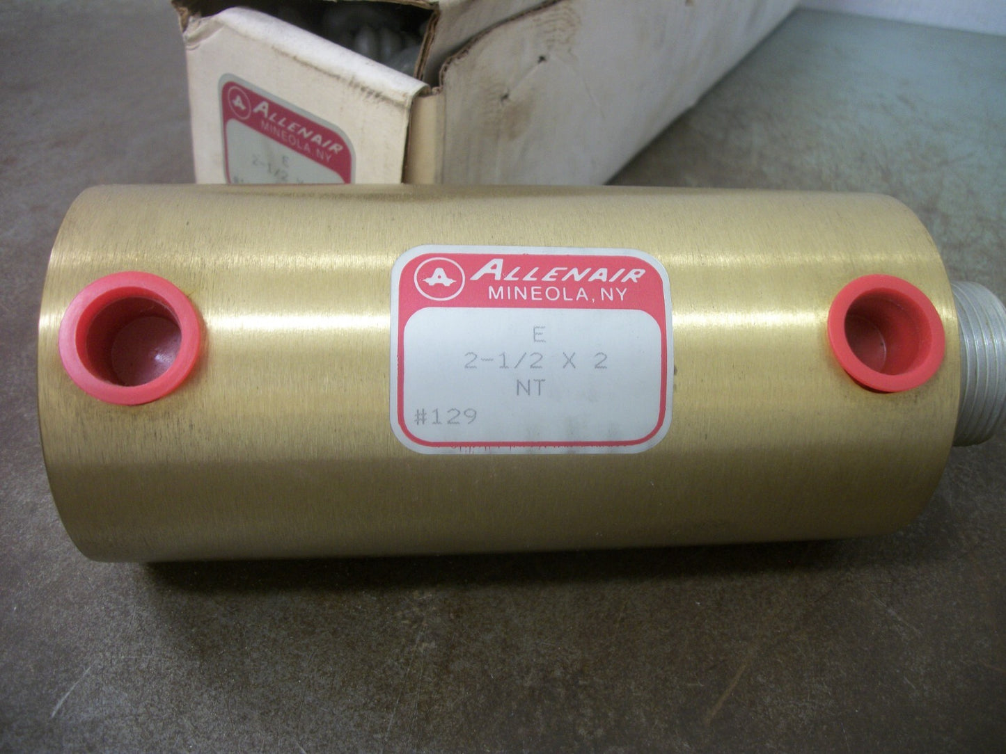 ALLENAIR 2-1/2 X 2 PNEUMATIC CYLINDER E-2-1/2X2-NT NIB