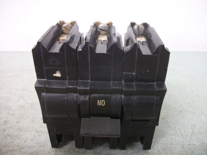FEDERAL PACIFIC NBH CIRCUIT BREAKER NBH32015 NBH315 15AMP 240VOLT 3POLE
