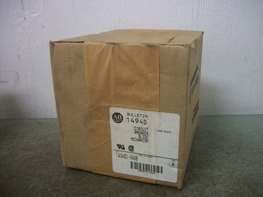 ALLEN-BRADLEY FLANGE MOUNTED CIRCUIT BREAKER SLIDE MECHANISM 1494D-N40 NIB
