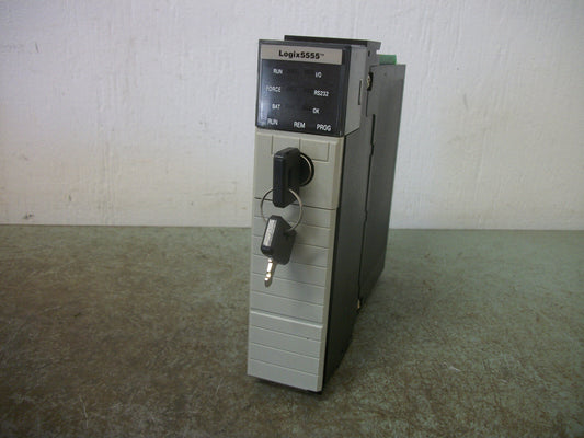 ALLEN-BRADLEY CONTROL LOGIX 5555 PROCESSOR UNIT 1756-L55/A W/1756-M13/A