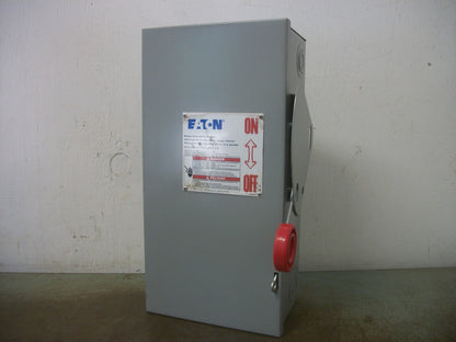 CUTLER-HAMMER DISCONNECT TYPE 1 DH361NGK 30AMP 600VOLT 3POLE FUSIBLE NOB