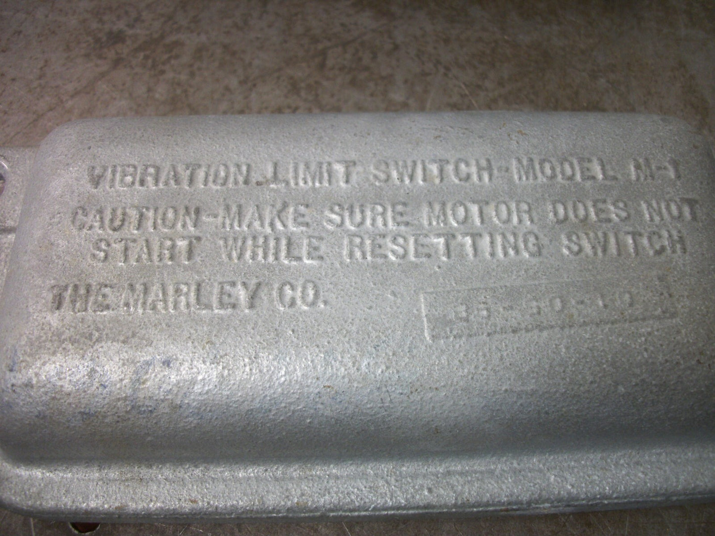 MARLEY M-1 VIBRATION SWITCH NOB