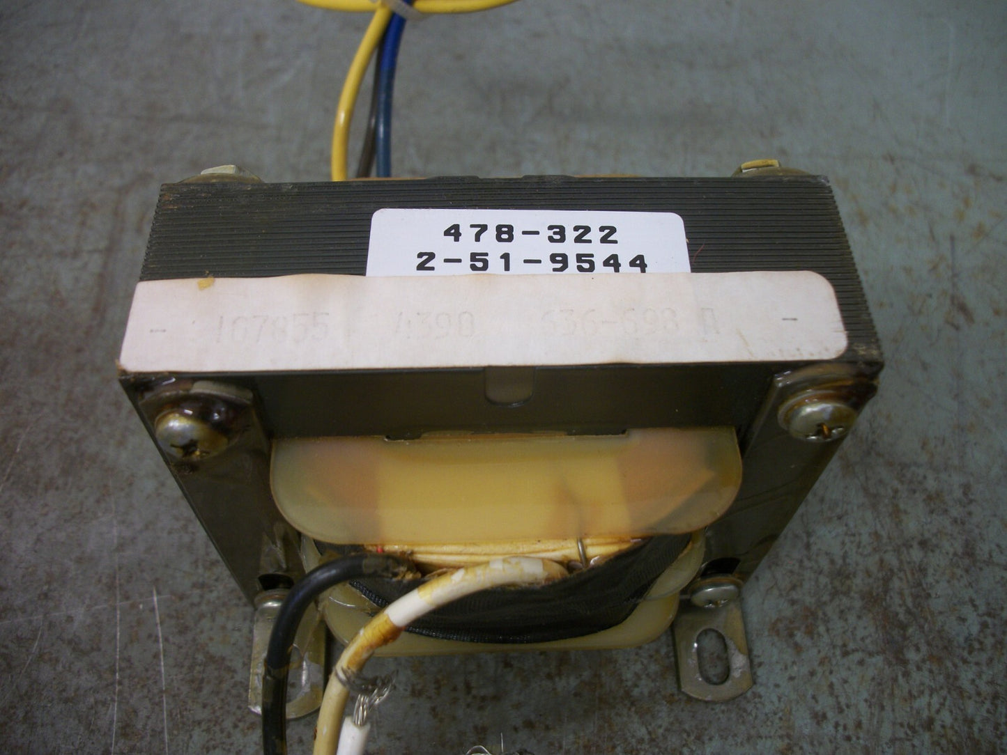 SIMPLEX Z-51-9544 FIRE ALARM CONTROL PANEL TRANSFORMER 478-322