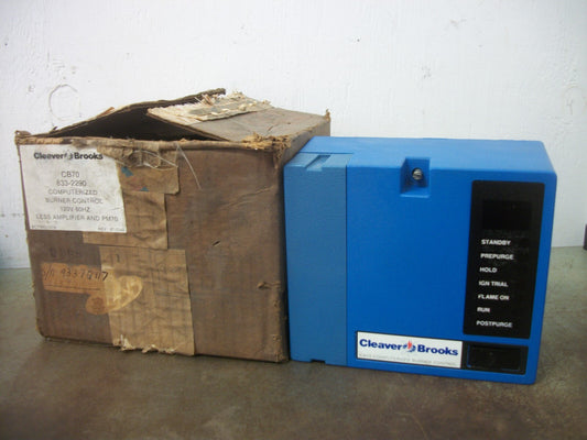 CLEAVER BROOKS CB70 COMPUTERIZED BURNER CONTROL 833-2290 120VOLT NIB