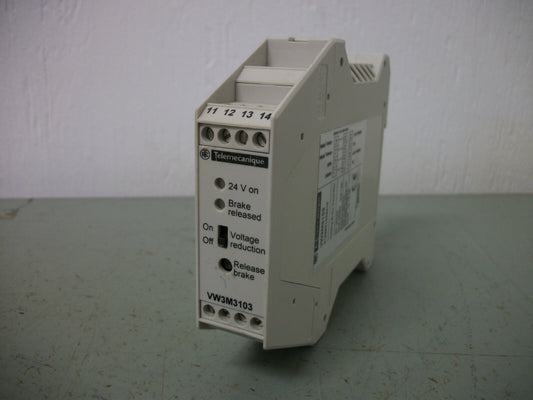 TELEMECANIQUE HOLDING BRAKE CONTROLLER VW3M3103 24VDC 1.6AMP