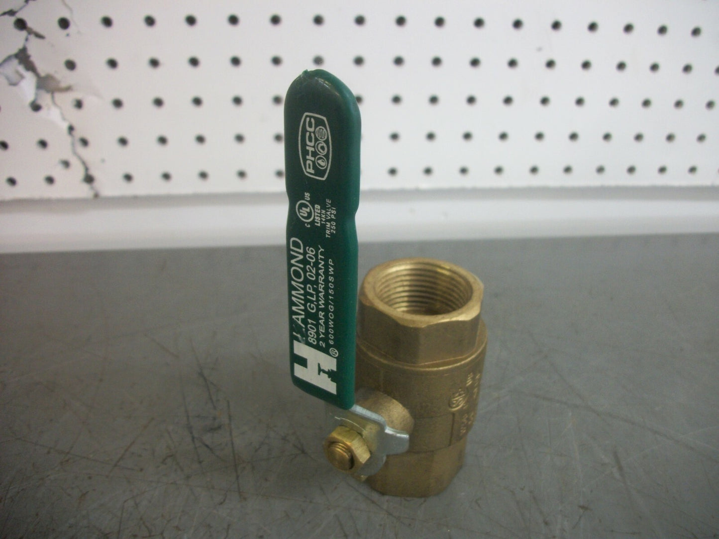 HAMMOND 1" BRONZE BALL VALVE 8901 G,LP, 02-06 NOB
