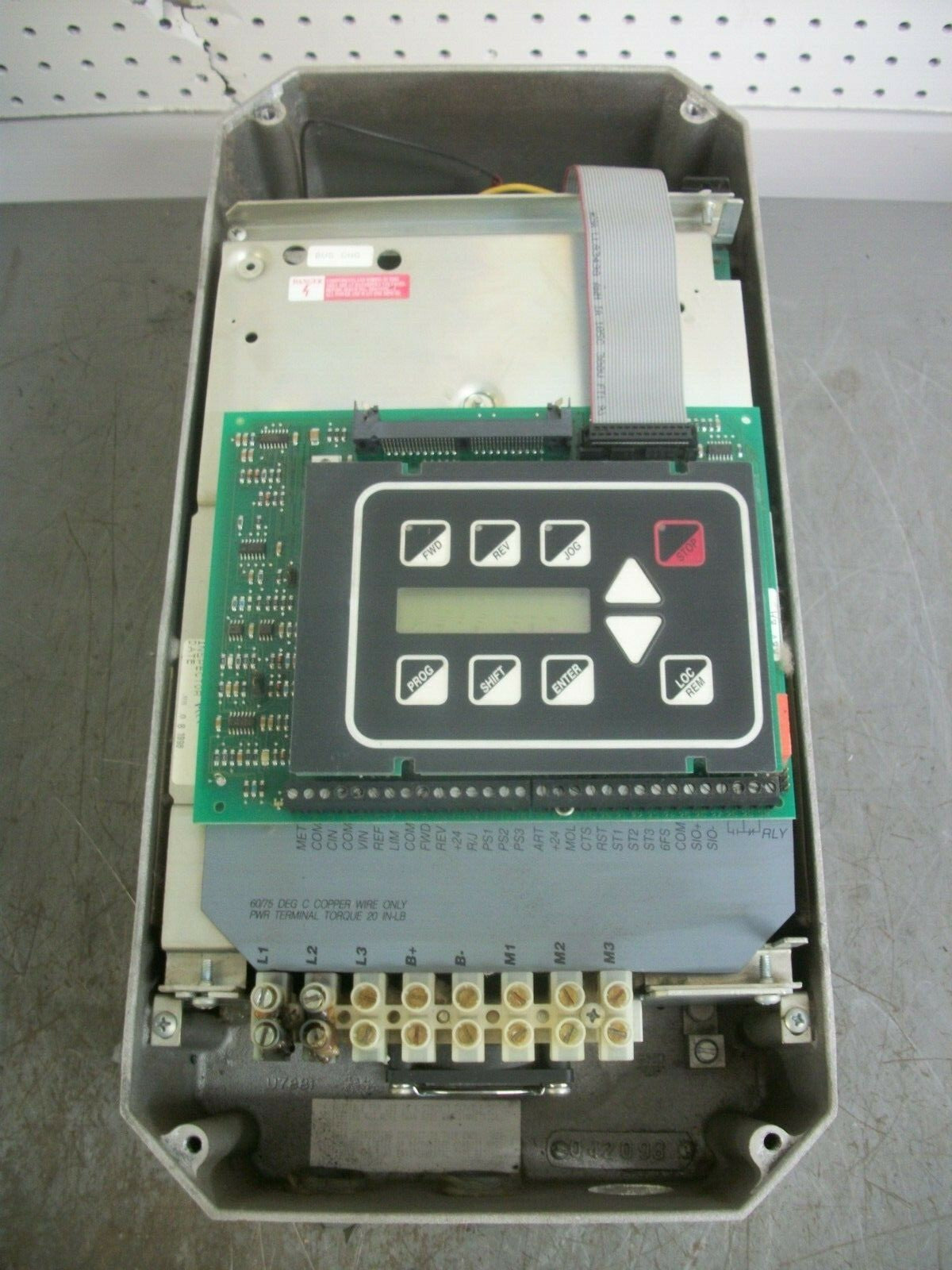 BERGES 8.25KW ELECTRONIC GmbH INVERTER DRIVE ACP6005-5CSLV 400VOLT 14.3AMP