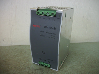WEHO POWER SUPPLY DR-120-24 24VDC 5AMP