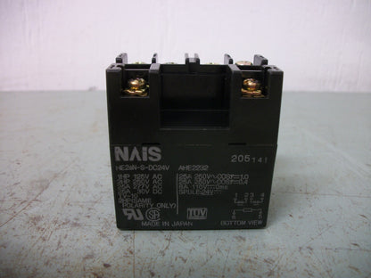 NAIS POWER RELAY HE2AN-S-DC24V 25AMP 24VDC