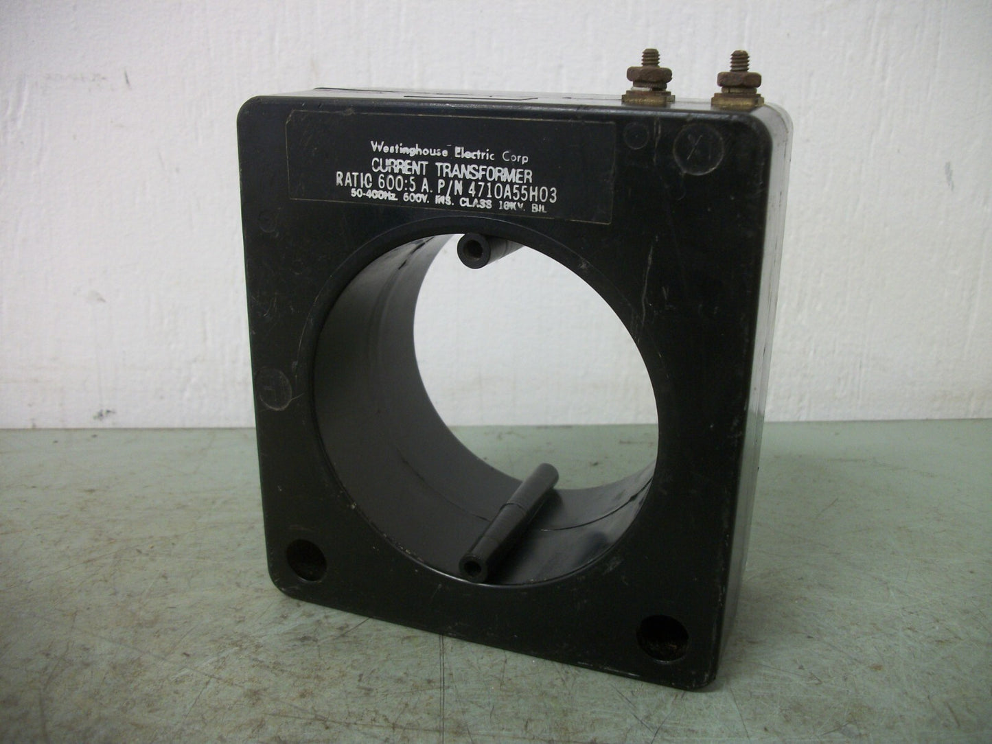 WESTINGHOUSE 600:5 RATIO CURRENT TRANSFORMER 4710A55H03