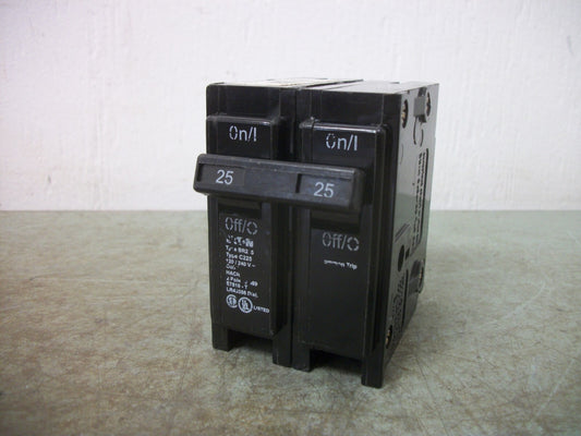 CUTLER-HAMMER BR CIRCUIT BREAKER BR225 25AMP 240VOLT 2POLE