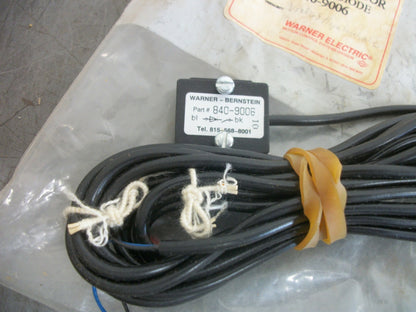 WARNER ELECTRIC MAK-9912-Y-3/DIODE MAGNETIC SENSOR 840-9006 NEW