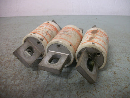 GOULD SHAWMUT LOT OF 3 AMP-TRAP FUSES A50P325-4 325AMP 500VOLT