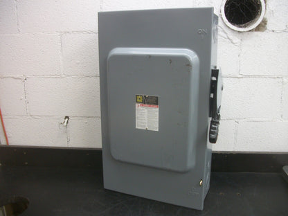 SQUARE D DISCONNECT TYPE 1 H364N 200AMP 600VOLT 3POLE FUSIBLE