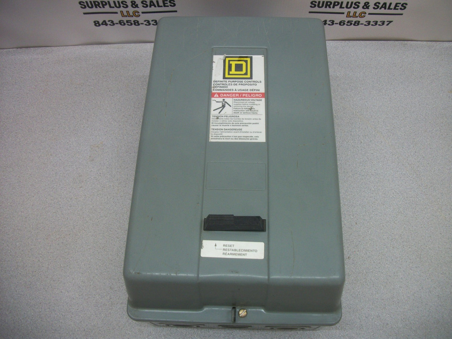 SQUARE D MOTOR STARTER ENCLOSURE ONLY 8911DPSG53V06 NEW