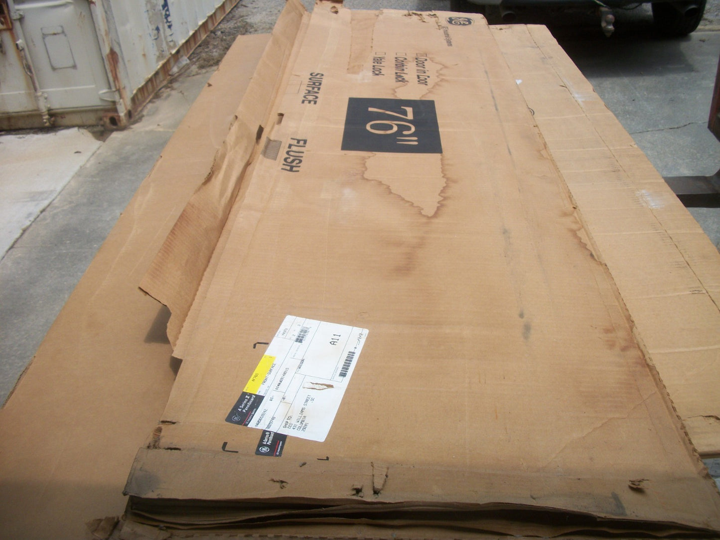 GE A-SERIES II 76" PANELBOARD SURFACE FRONT AF76S NIB
