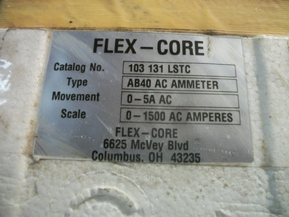 FLEX-CORE YOKOGAWA AB40 AC AMMETER 103 131 LSTC 0-1500 AC AMPS NEW