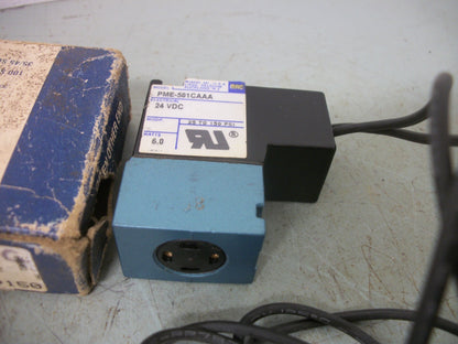 MAC SOLENOID VALVE PME-501CAAA 24VCOIL 6.0W 25-150PSI NIB