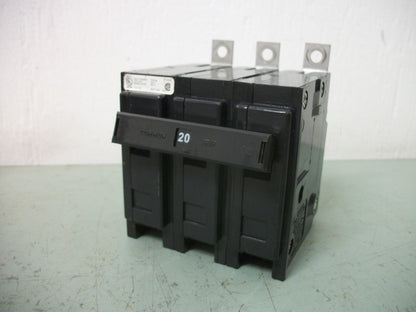 CUTLER-HAMMER BA CIRCUIT BREAKER BAB3020H 20AMP 240VOLT 3POLE NOB