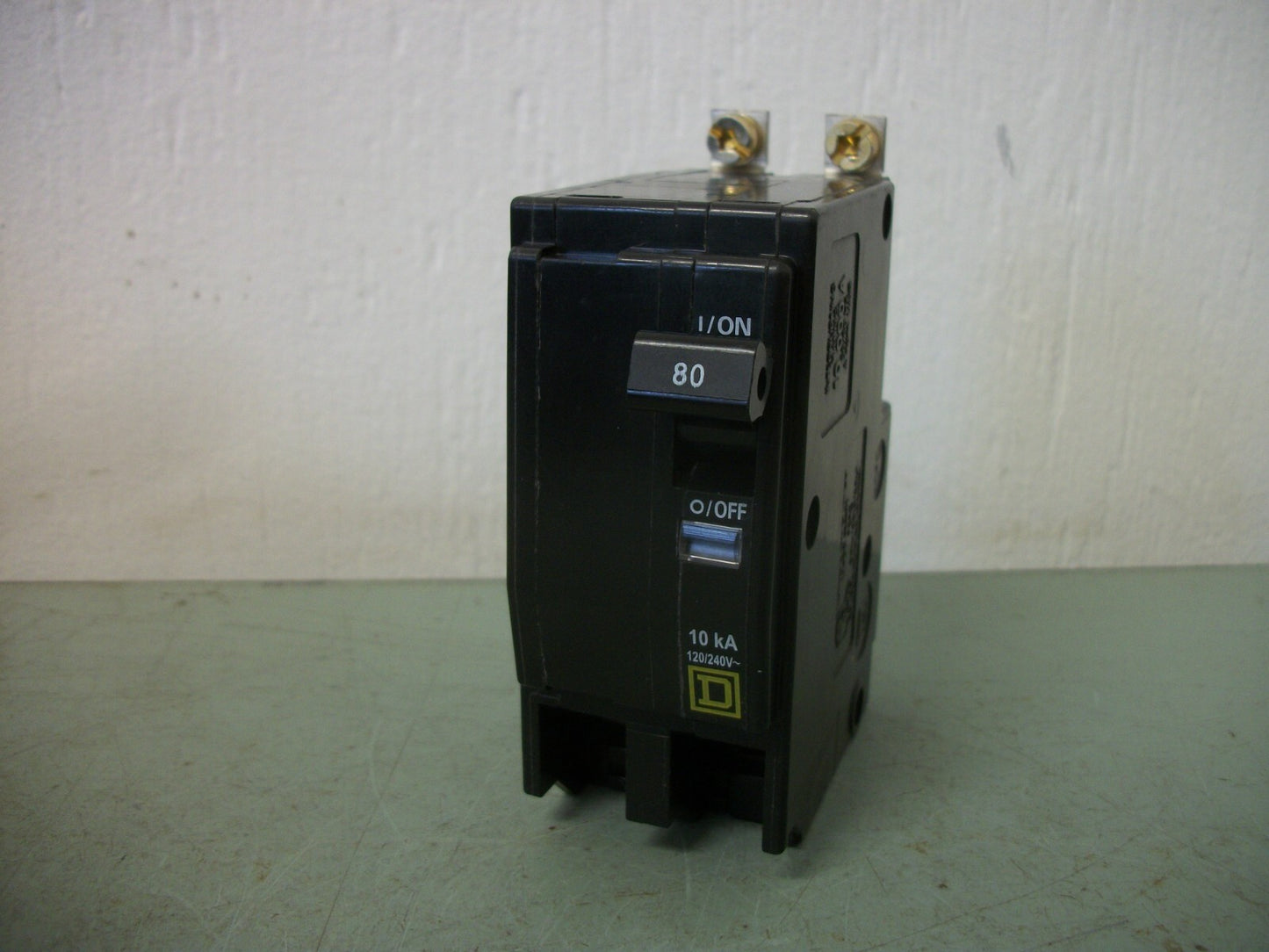 SQUARE D QOB CIRCUIT BREAKER QOB280 80AMP 240VOLT 2POLE NOB