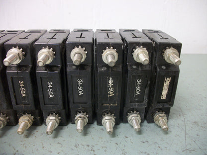 CARLINGSWITCH LOT OF 12 CIRCUIT BREAKERS CA1-X0-02-012-111-C 50AMP 277VOLT 1POLE