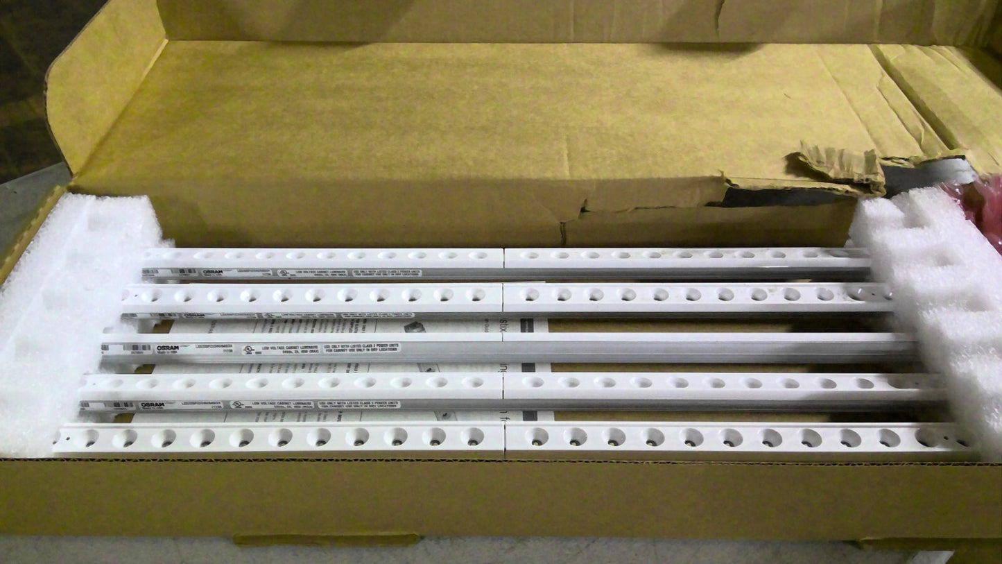 SYLVANIA BOX OF 5 LED STIXX DISPLAY LIGHTS LSX/DSP/2/24V/840/24 4000K GEN2 NIB