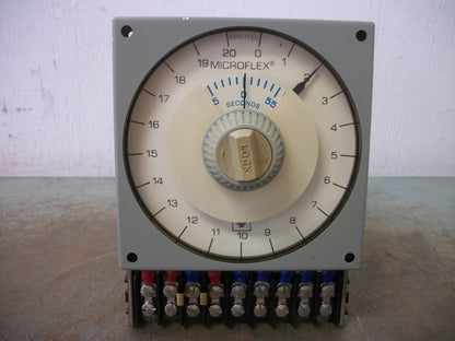 EAGLE SIGNAL MICROFLEX TIMER HA43A6 15AMP 120VCOIL NOB