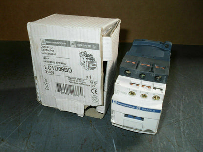 TELEMECANIQUE CONTACTOR LC1D09BD 25AMP 24VCOIL 3PH 600V 7.5HP *NIB*