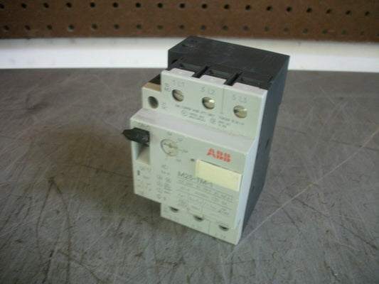 ABB MOTOR MOTOR CIRCUIT BREAKER M25-TM-1 0.6-1AMP 600VOLT 3POLE